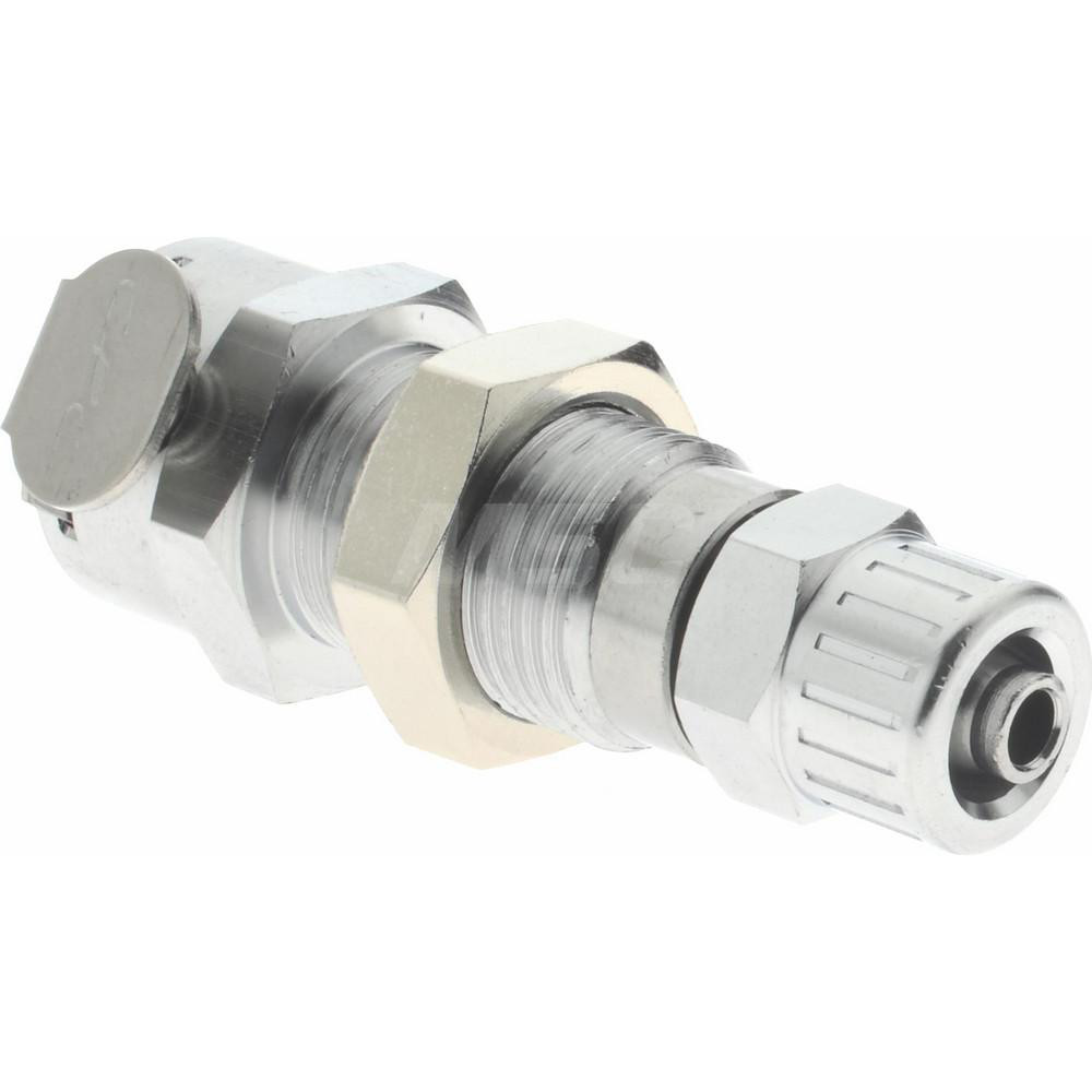 CPC Colder Products Push-to-Connect Push-to-Connect Fitting: Coupling Body, NPT, 1/4" OD - MCD1204NA
