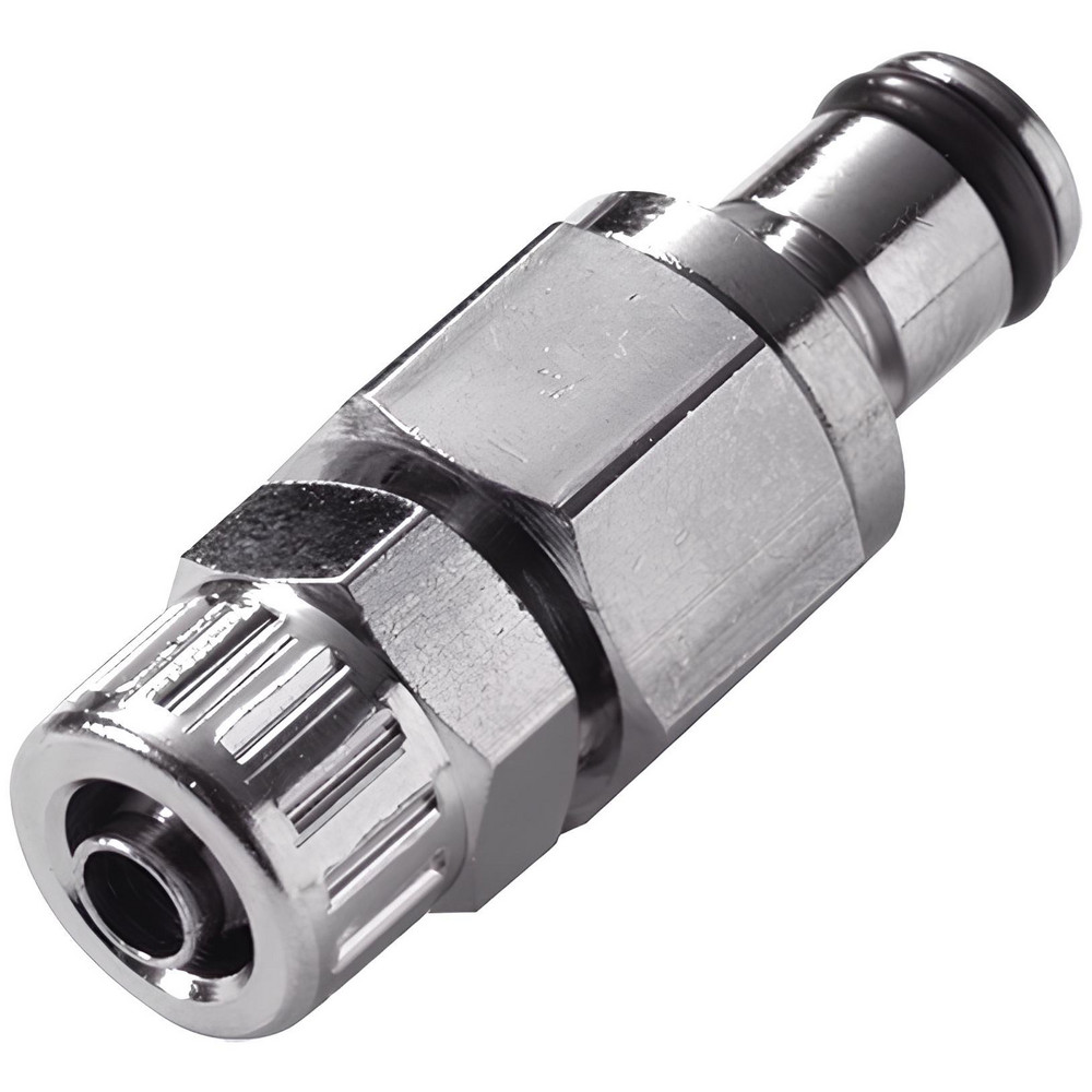 CPC Colder Products Push-to-Connect Push-to-Connect Fitting: Coupling Body, NPT, 1/4" OD - MCD1204NA