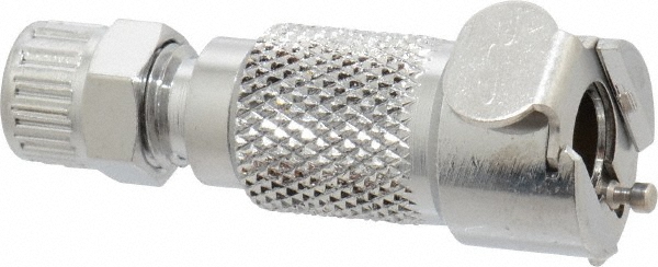 CPC Colder Products Push-to-Connect Push-to-Connect Fitting: Coupling Body, NPT, 1/4" OD - MCD1204NA