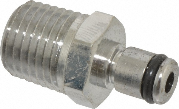 CPC Colder Products Push-to-Connect Push-to-Connect Fitting: Coupling Body, NPT, 1/4" OD - MCD1204NA