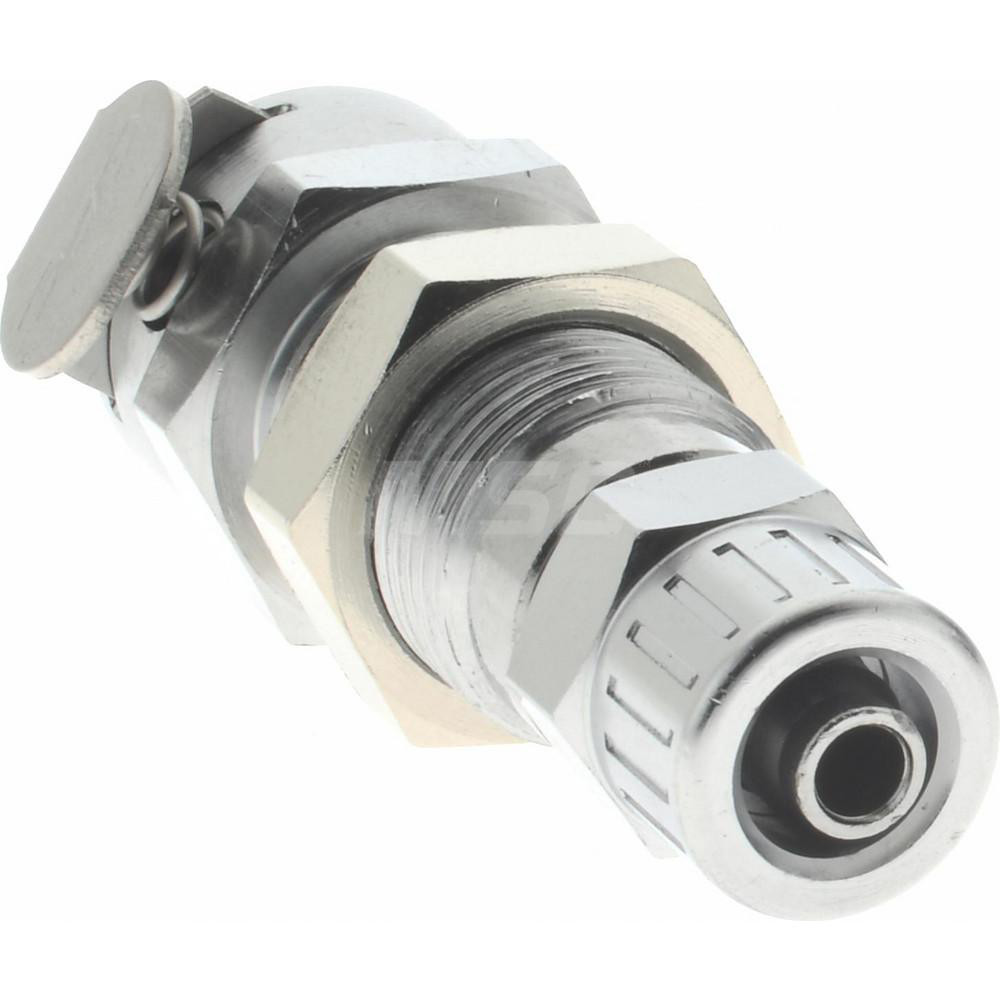 CPC Colder Products Push-to-Connect Push-to-Connect Fitting: Coupling Body, NPT, 1/4" OD - MCD1204NA