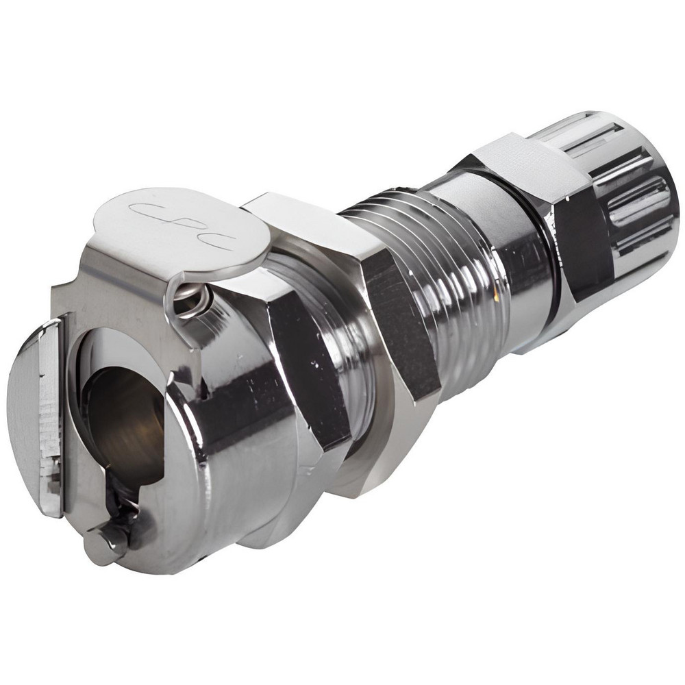 CPC Colder Products Push-to-Connect Push-to-Connect Fitting: Coupling Body, NPT, 1/4" OD - MCD1204NA
