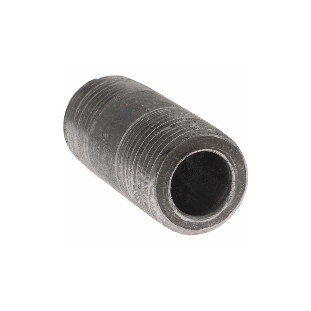 Value Collection Black Pipe Nipple: 3/8" Dia x 1-1/2" Long, Schedule 80 - BD-13640
