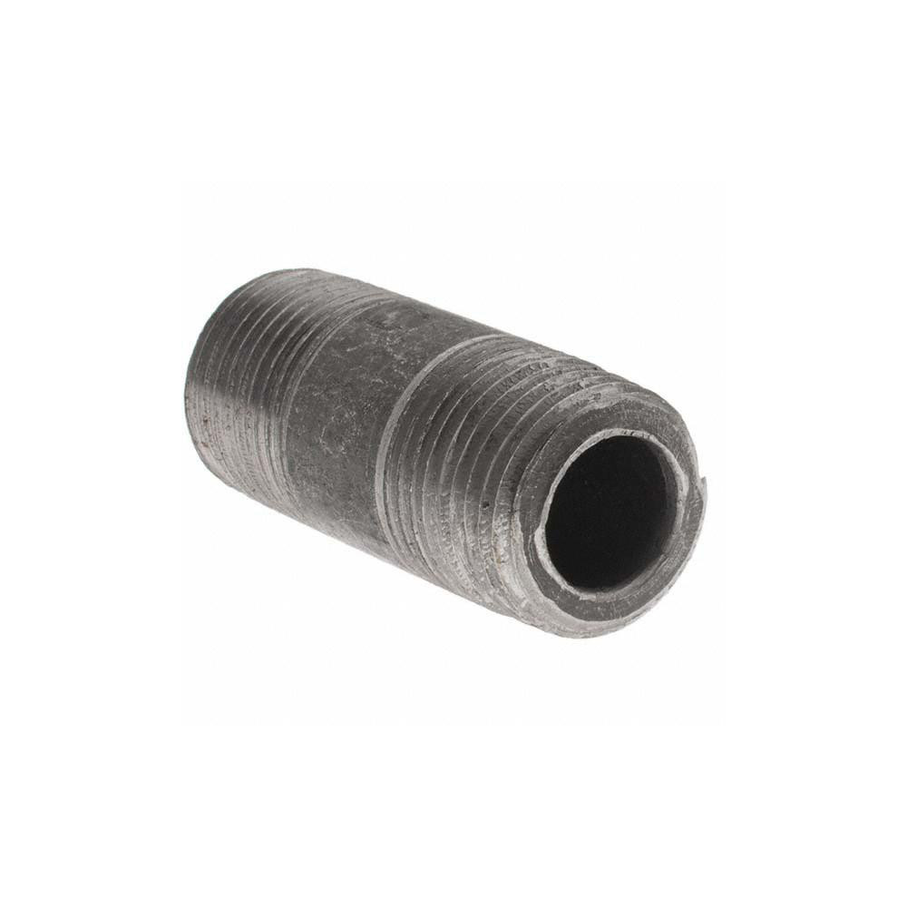 Value Collection Black Pipe Nipple: 3/8" Dia x 1-1/2" Long, Schedule 80 - BD-13640