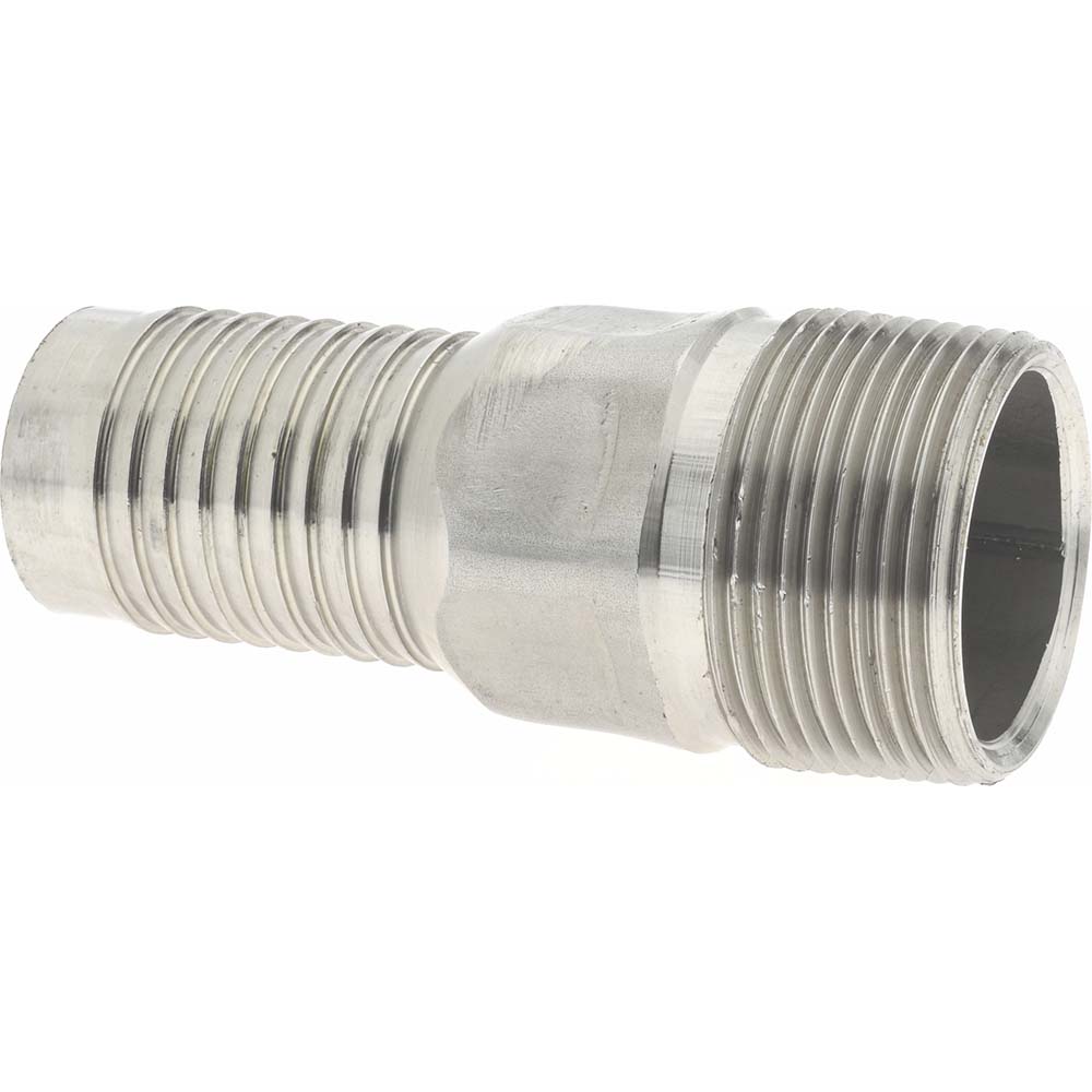 Campbell Fittings 1-1/2" Pipe ID, Threaded Combination Nipple for Hoses - HAB-6