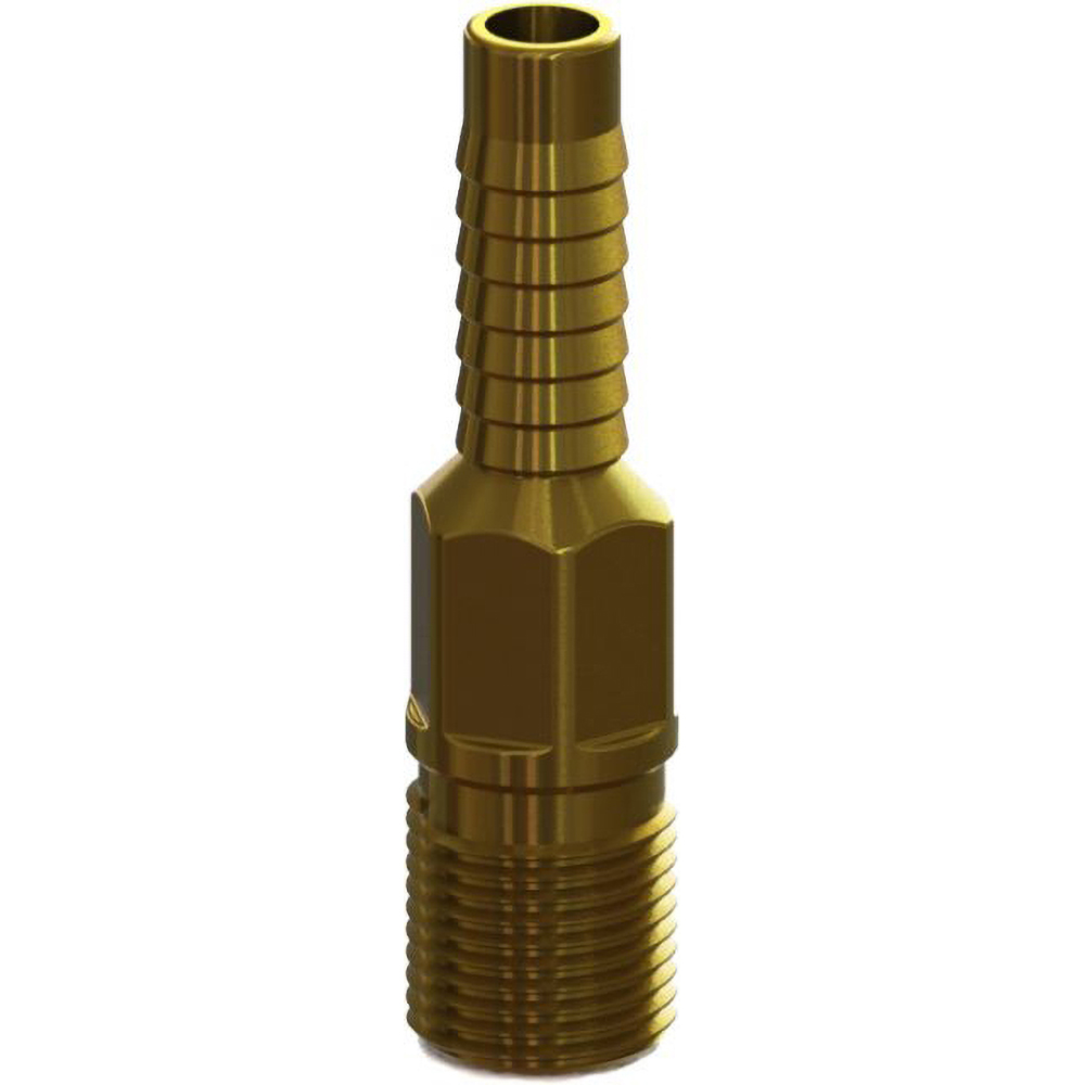 Campbell Fittings 1-1/2" Pipe ID, Threaded Combination Nipple for Hoses - HAB-6