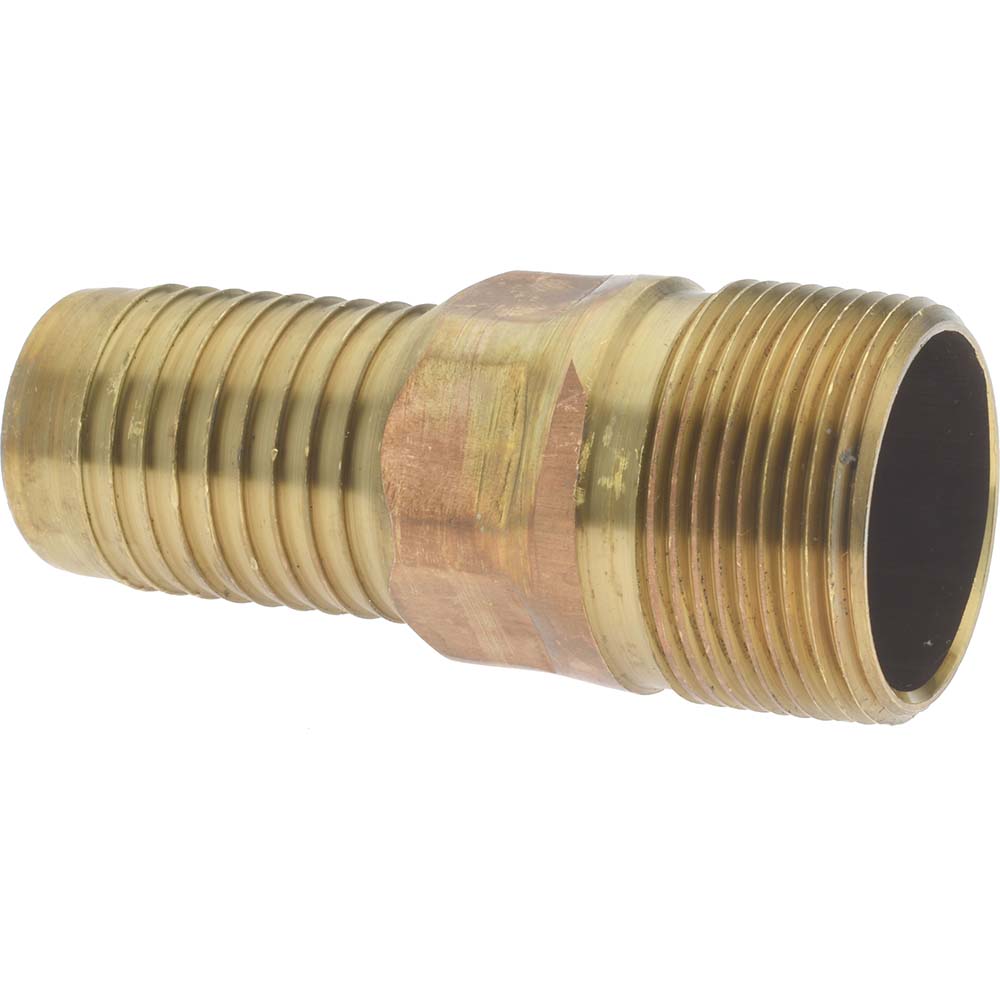 Campbell Fittings 1-1/2" Pipe ID, Threaded Combination Nipple for Hoses - HAB-6
