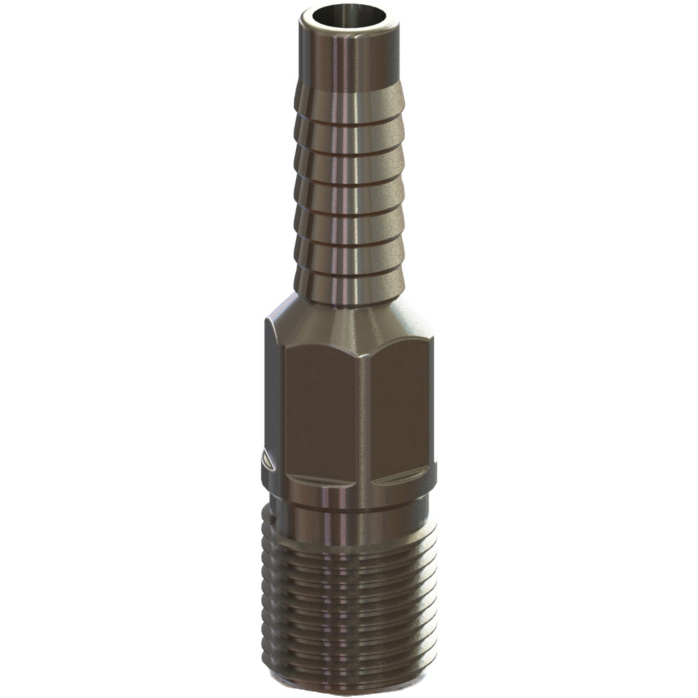 Campbell Fittings 1-1/2" Pipe ID, Threaded Combination Nipple for Hoses - HAB-6
