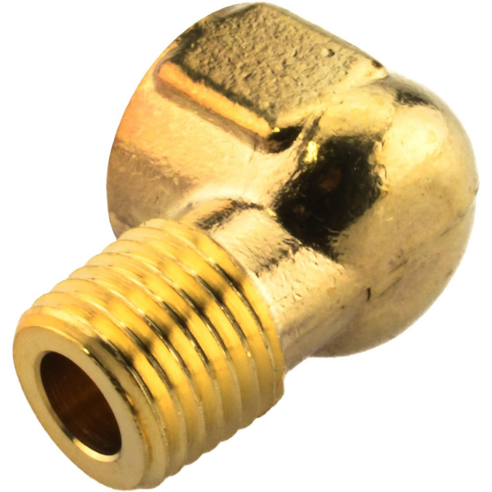CerroBrass Industrial Pipe 90 ° Street Elbow: 1/4" Female Thread, 1/4" Male Thread, MNPTF x FNPTF - P-116A-B