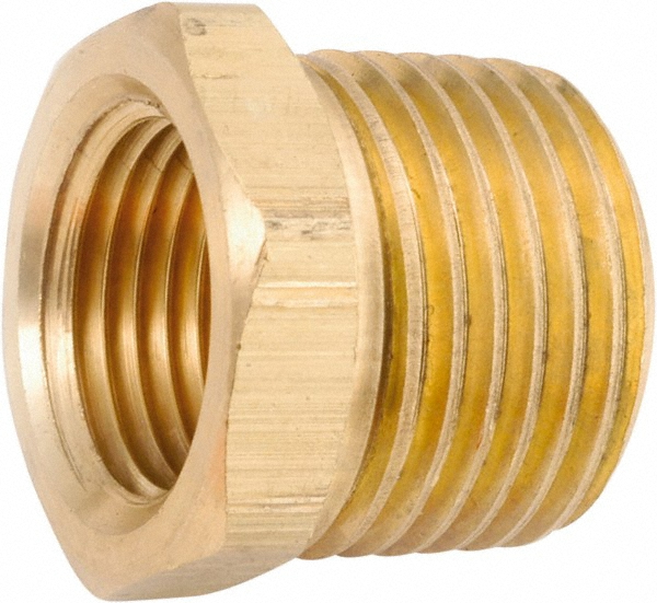 ANDERSON METALS Industrial Pipe Female Tee: 1/4-18 Female Thread, FNPT - 756101-04