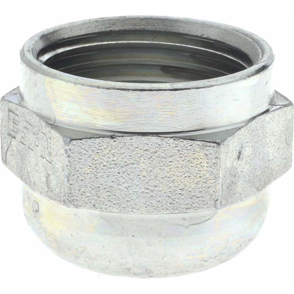 Eaton Steel Flared Tube Cap: 5/8" OD, 7/8-14 Thread, 37 deg Flared Angle - 210292-10S