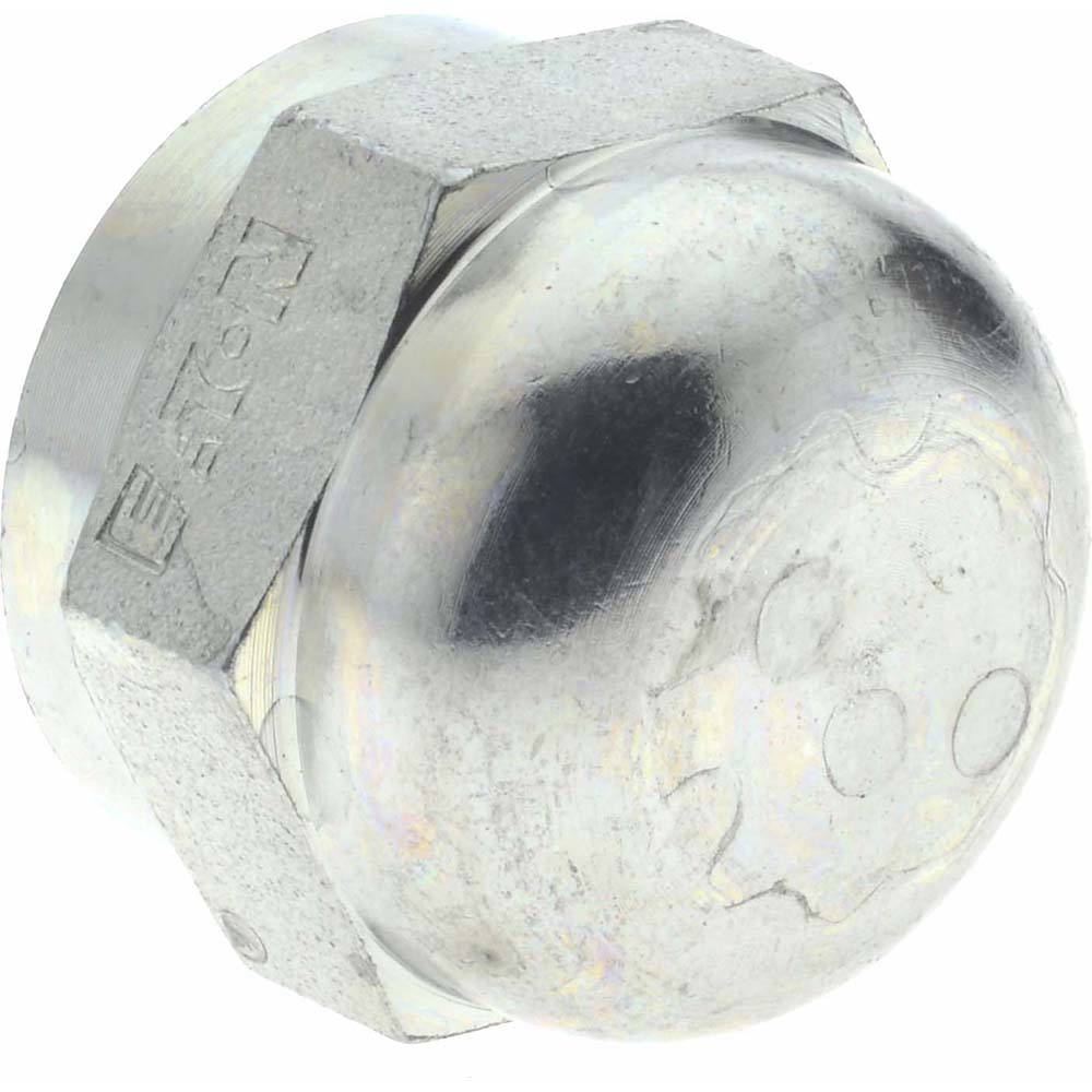 Eaton Steel Flared Tube Cap: 5/8" OD, 7/8-14 Thread, 37 deg Flared Angle - 210292-10S