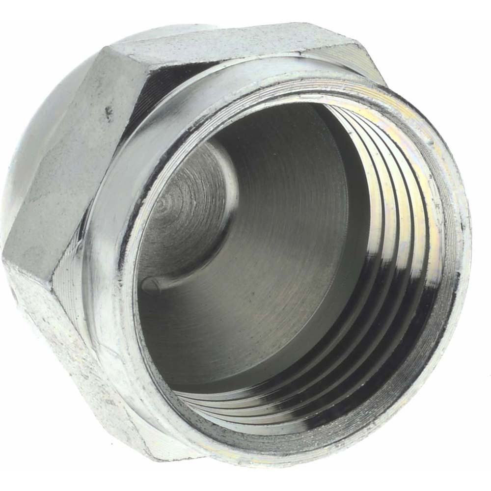 Eaton Steel Flared Tube Cap: 5/8" OD, 7/8-14 Thread, 37 deg Flared Angle - 210292-10S
