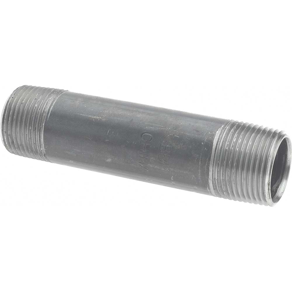 Value Collection Black Pipe Nipple: 4" Dia x 2-7/8" Long, Schedule 40 - BDNA--13406-1