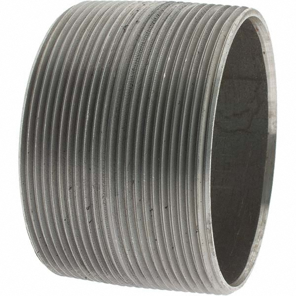 Value Collection Black Pipe Nipple: 4" Dia x 2-7/8" Long, Schedule 40 - BDNA--13406-1