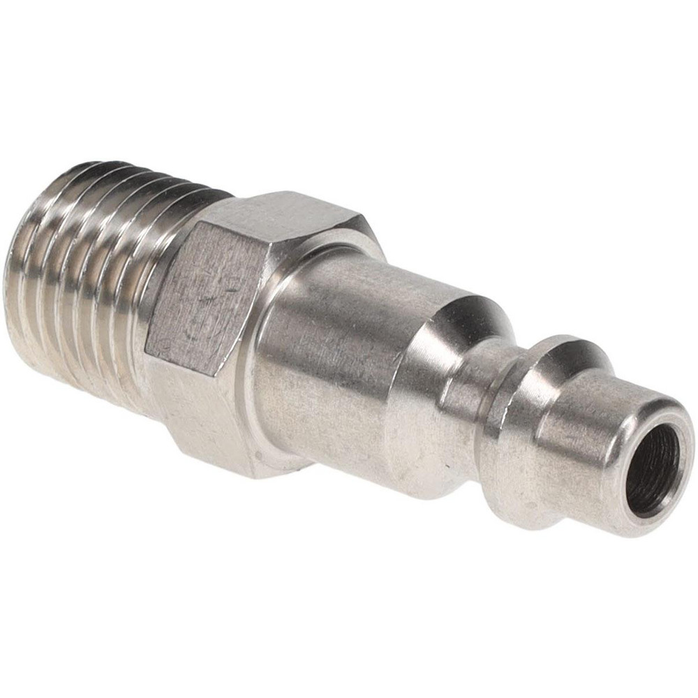 Parker Pneumatic Hose Coupling: 1/4-18, 1/4" Body Dia, Industrial Interchange - BD-SH3C-1