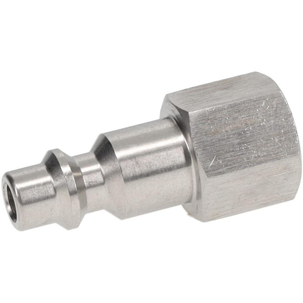 Parker Pneumatic Hose Coupling: 1/4-18, 1/4" Body Dia, Industrial Interchange - BD-SH3C-1