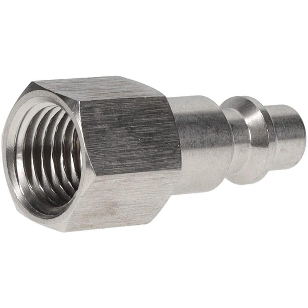 Parker Pneumatic Hose Coupling: 1/4-18, 1/4" Body Dia, Industrial Interchange - BD-SH3C-1