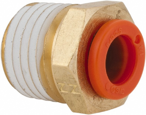 Coilhose Pneumatics Pneumatic Hose Coupling: 1/8" Thread, 1/4" Body Dia, Industrial Interchange - 158
