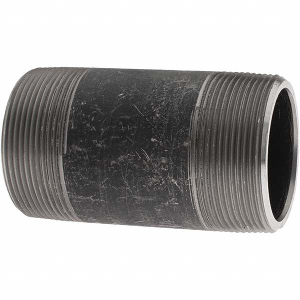Value Collection Black Pipe Nipple: 2" Dia x 5-1/2" Long, Schedule 40 - BDNA-13497