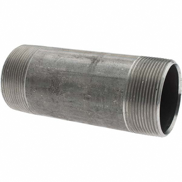 Value Collection Black Pipe Nipple: 2" Dia x 5-1/2" Long, Schedule 40 - BDNA-13497