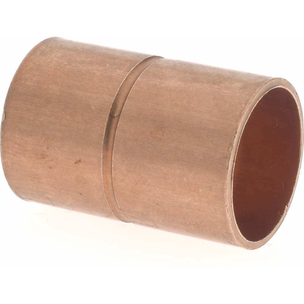 Mueller Industries Wrot Copper Pipe 45 ° Elbow: 2" Fitting, C x C, Solder Joint - W 03059