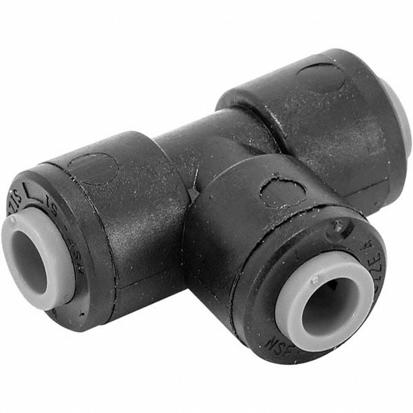 Parker Push-to-Connect Push-to-Connect x Push-to-Connect Fitting: Union Tee, 1/4" OD - PP4TU4