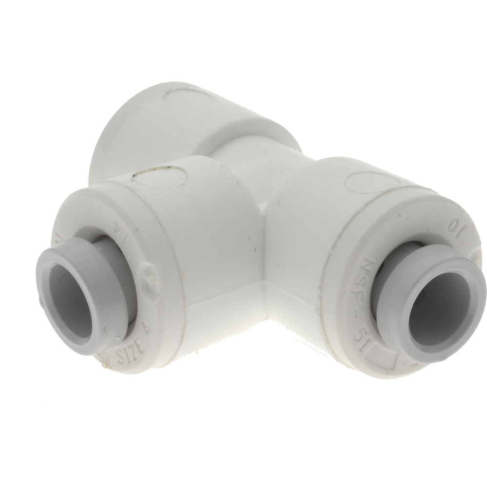 Parker Push-to-Connect Push-to-Connect x Push-to-Connect Fitting: Union Tee, 1/4" OD - PP4TU4