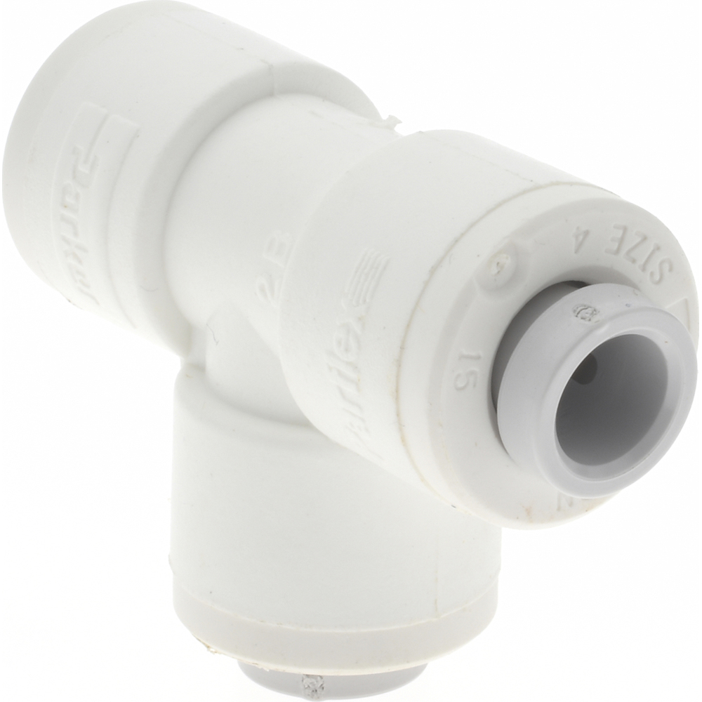 Parker Push-to-Connect Push-to-Connect x Push-to-Connect Fitting: Union Tee, 1/4" OD - PP4TU4