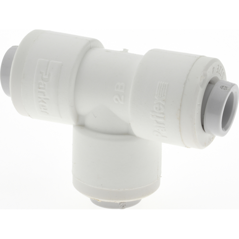 Parker Push-to-Connect Push-to-Connect x Push-to-Connect Fitting: Union Tee, 1/4" OD - PP4TU4