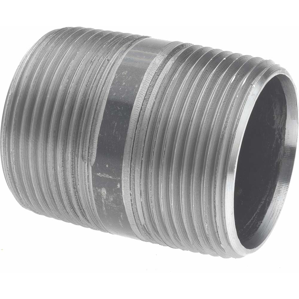 Value Collection Black Pipe Nipple: 1-1/4" Dia x 4" Long, Schedule 40 - MSCNB07040