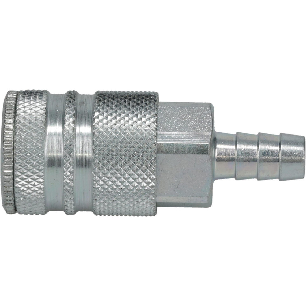 Parker Pneumatic Hose Coupling: 3/8" Body Dia, Industrial Interchange - 24-5BP