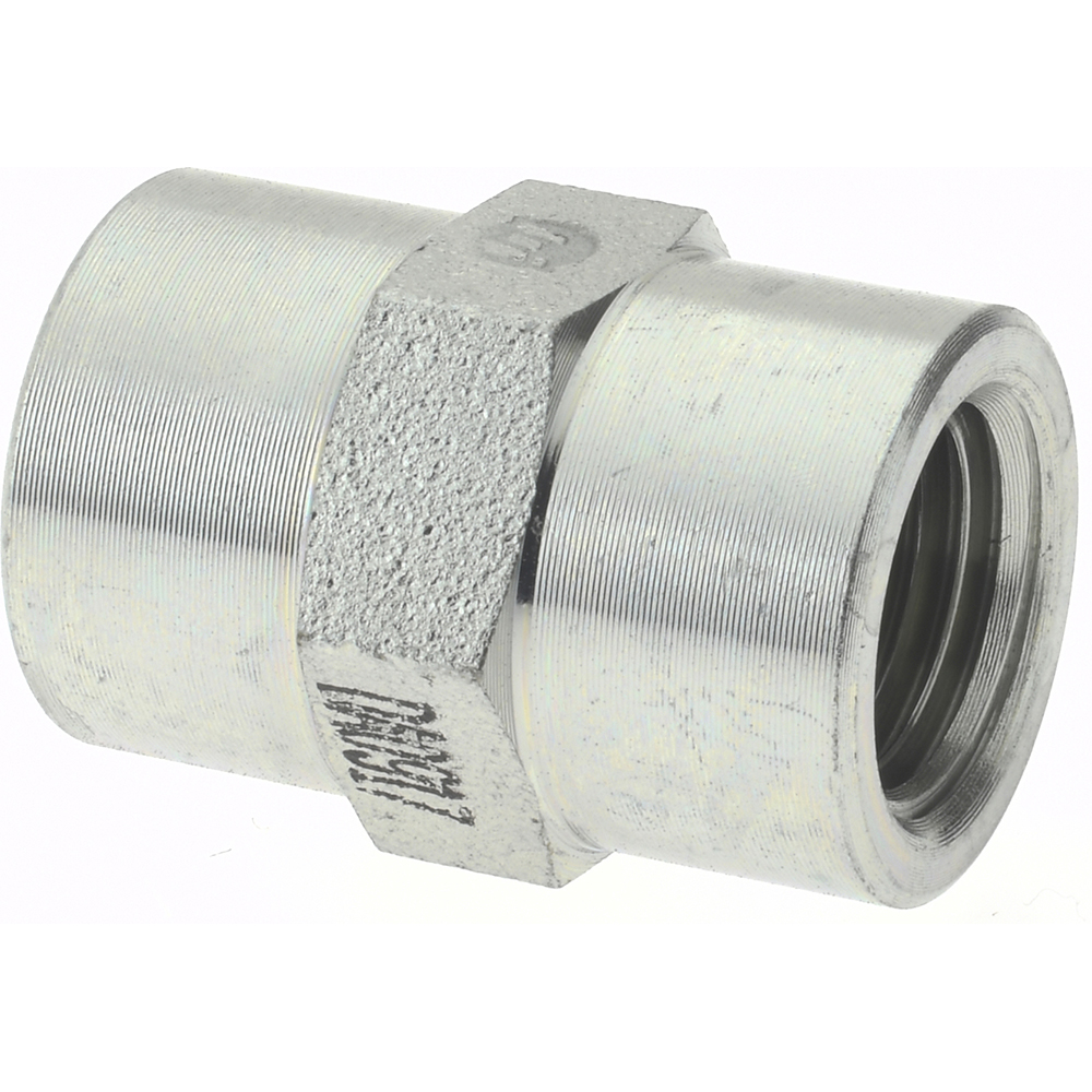 Brennan Industrial Pipe Coupling: 1 x 1" Female Thread, FNPT x FNPT - 16044