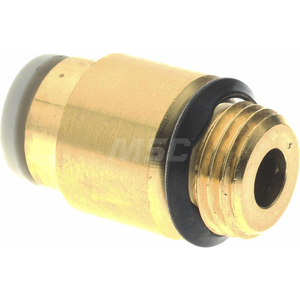 SMC PNEUMATICS Push-to-Connect Push-to-Connect Fitting: Connector Hex Socket, Universal, 6.00 mm OD - KQ2S06-U01A