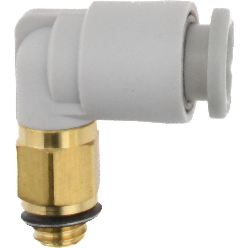 SMC PNEUMATICS Push-to-Connect Push-to-Connect Fitting: Connector Hex Socket, Universal, 6.00 mm OD - KQ2S06-U01A