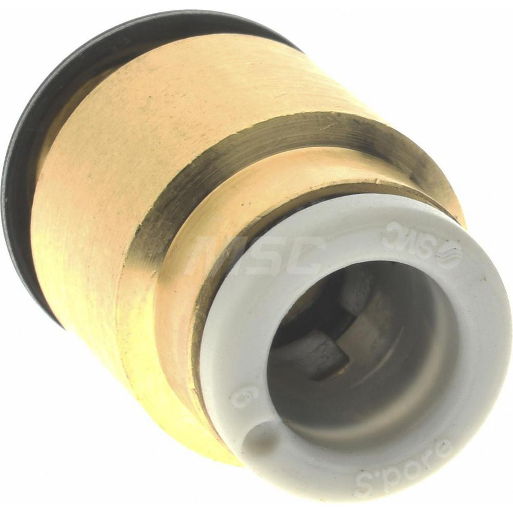 SMC PNEUMATICS Push-to-Connect Push-to-Connect Fitting: Connector Hex Socket, Universal, 6.00 mm OD - KQ2S06-U01A
