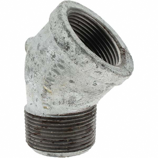 B&K Mueller Malleable Iron Pipe 45 ° Street Elbow: 1-1/4" Fitting - 510-506HC