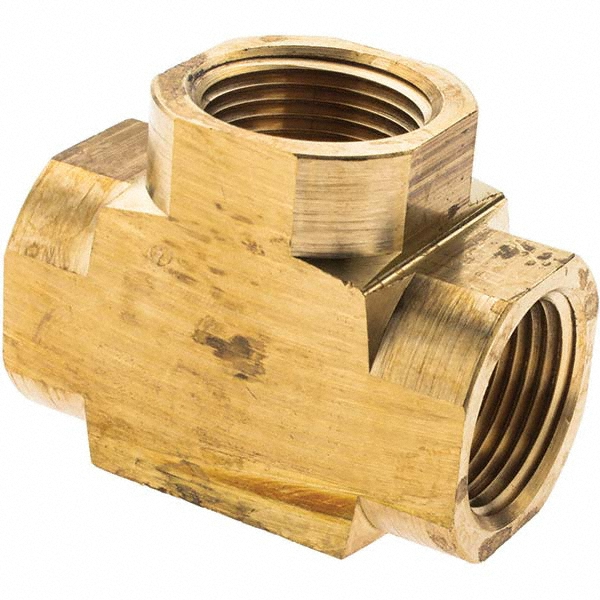 Parker Industrial Pipe Female Tee: 1/8" Female Thread, FNPTF - KP79161