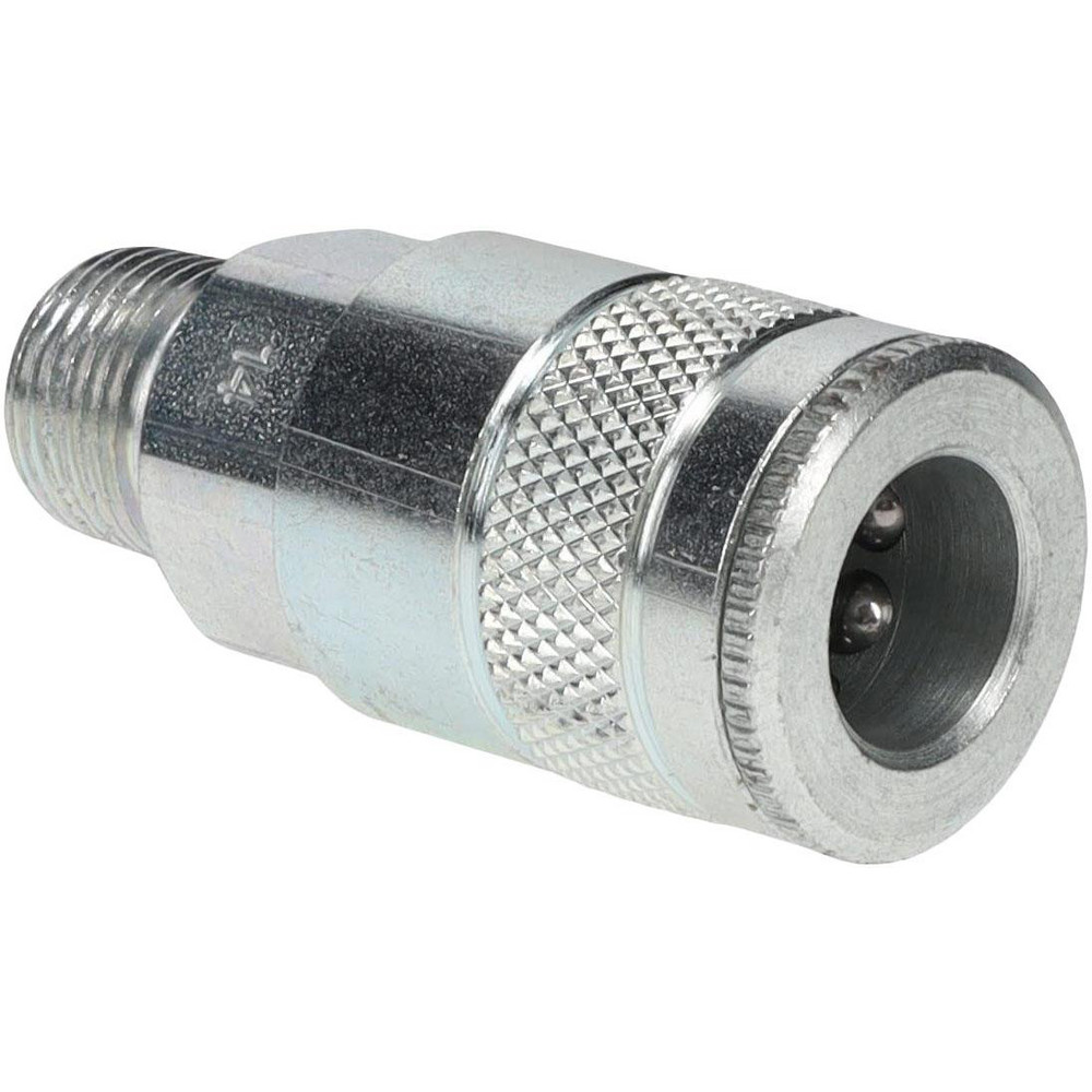 Parker Pneumatic Hose Coupling: 1/2-14, 1/2" Body Dia, Tru-Flate Automotive Interchange - 16