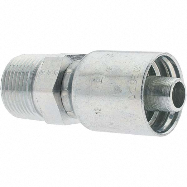 Parker Hydraulic Hose Coupler: 12 mm, 3/4-14, 3,000 psi - BD-FF-75112FP-1