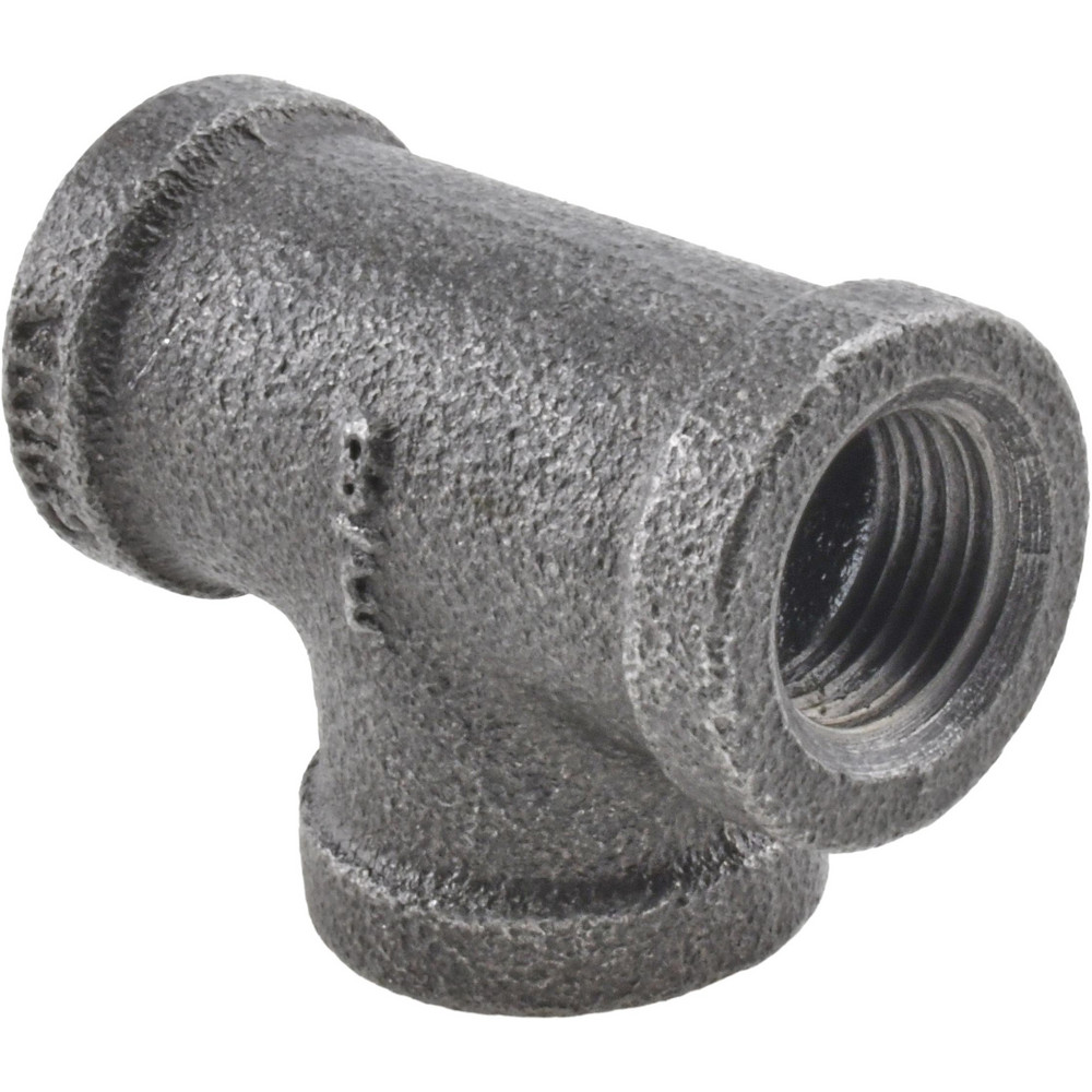 Value Collection Black Pipe Fittings: Tee, 3/8", Threaded, Malleable Iron - B130 10300#