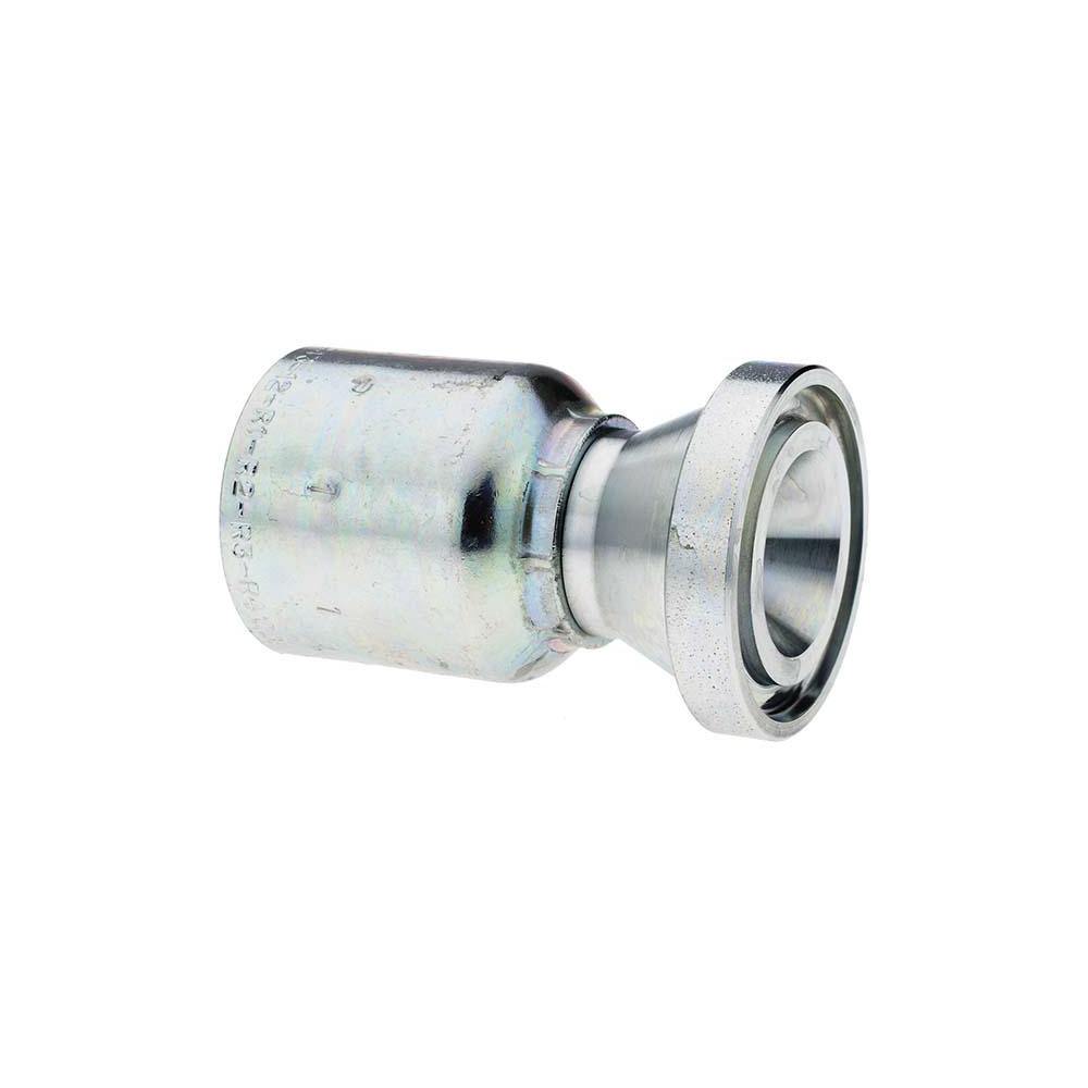 Parker Hydraulic Hose Code 61 Straight Fitting: 0.75" ID, 12 mm, 1" - BD-11543-1612-1