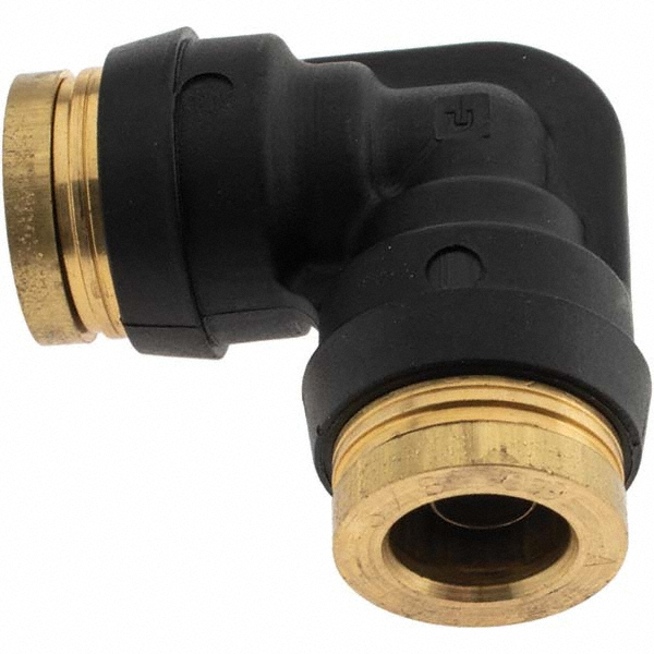 Norgren Push-to-Connect Tube x Tube Fitting: Union Tee, 3/8" OD - C20600600