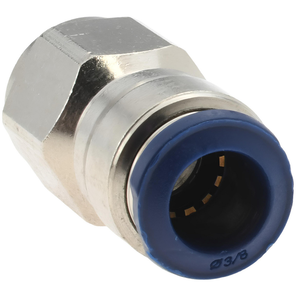 PRO-SOURCE Push-to-Connect Tube x FNPT x Tube x Female Fitting: NPTF, 3/8" OD - 2557538165PRO