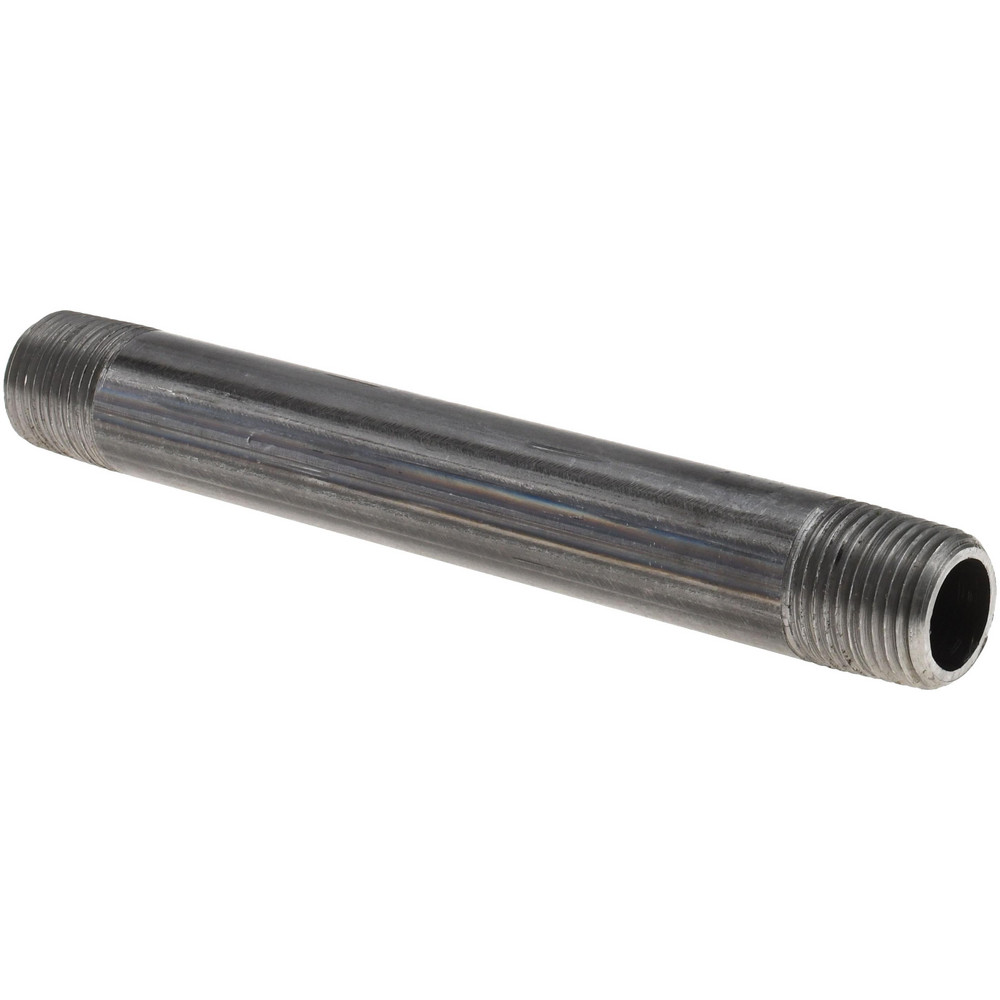 Anvil Black Pipe Nipple: 3/8" Dia x 5" Long, Schedule 80 - 0330511007