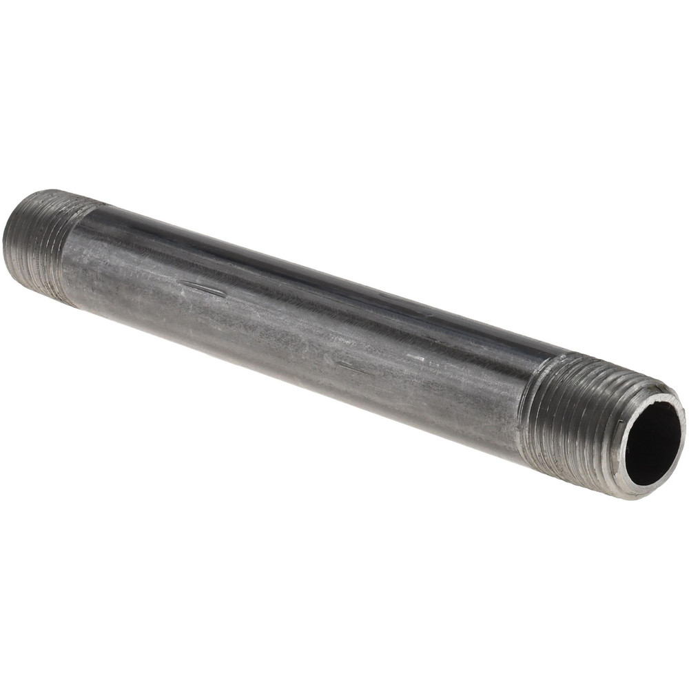 Anvil Black Pipe Nipple: 3/8" Dia x 5" Long, Schedule 80 - 0330511007