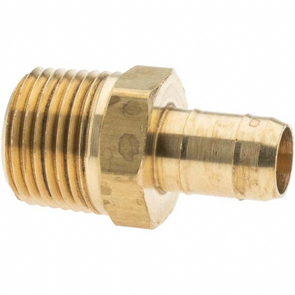Parker Barbed Tube Male Connector: 3/8-18 - 11855