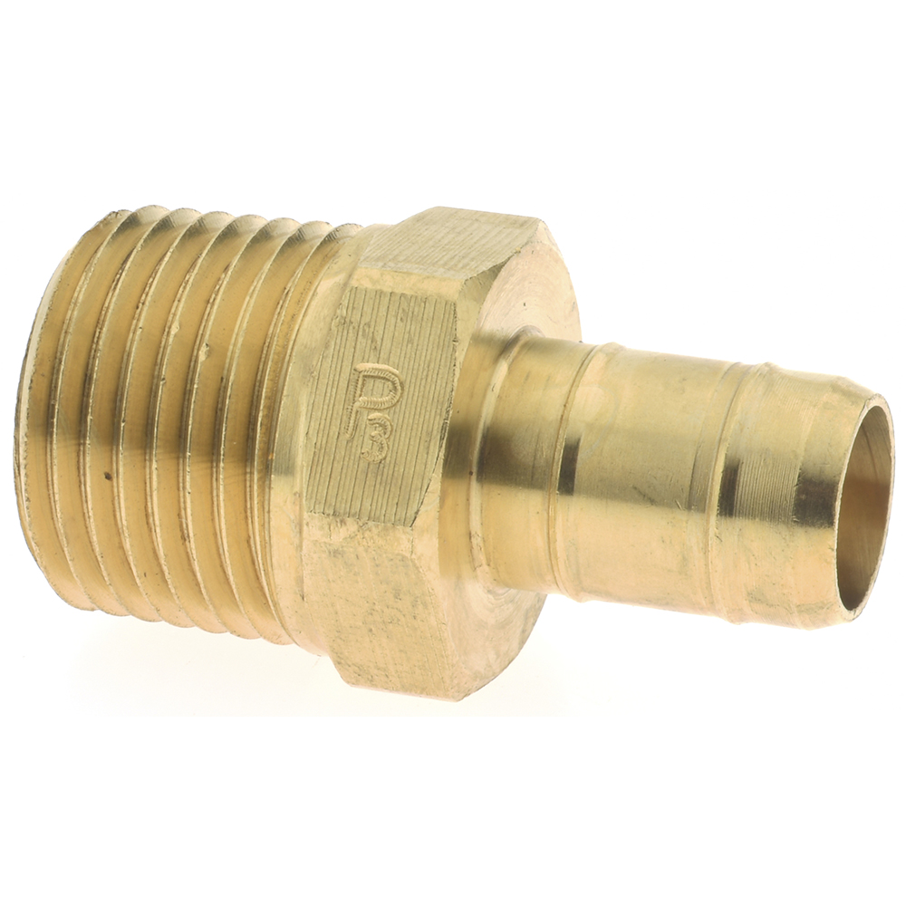 Parker Barbed Tube Male Connector: 3/8-18 - 11855