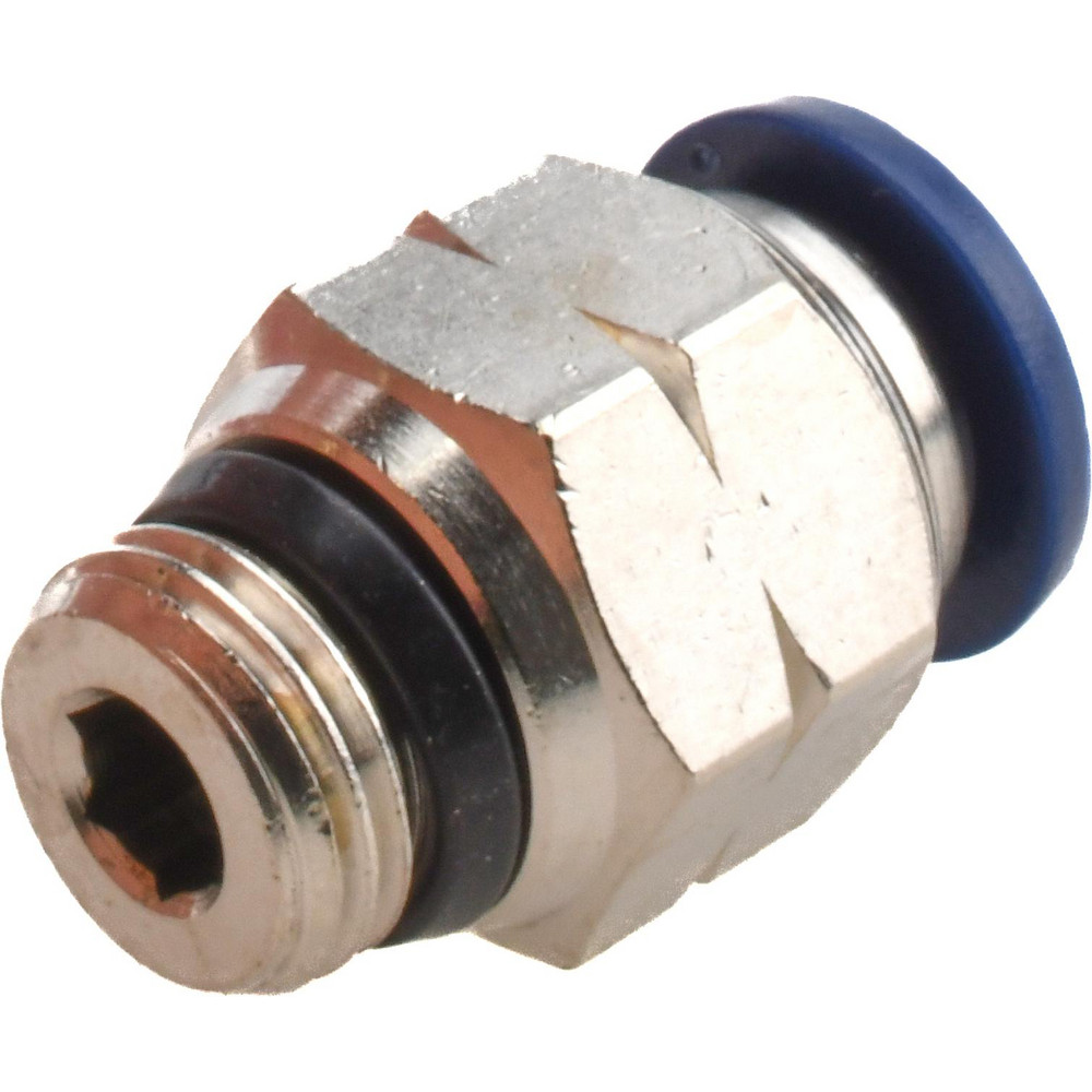 Aignep USA Push-to-Connect Push-to-Connect Fitting: Straight, Universal, 1/4" OD - 87000-04-02