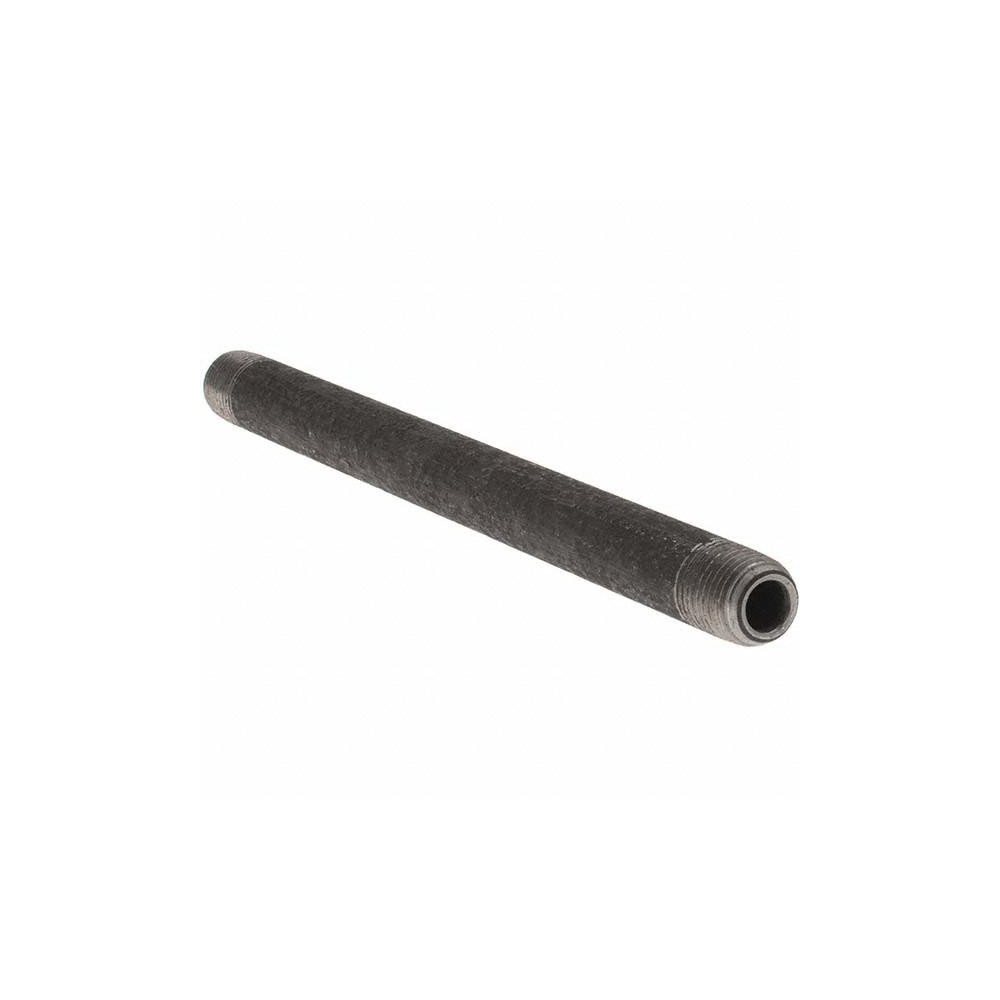 Value Collection Black Pipe Nipple: 1/8" Dia x 5" Long, Schedule 80 - BD-13627